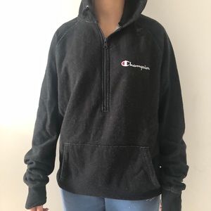 Men’s Champion Half Zip up Hoodie